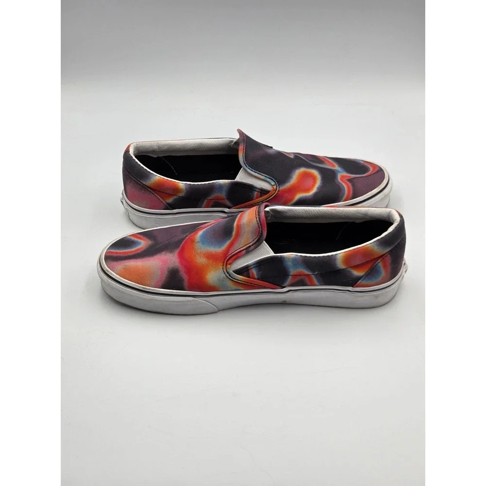 VANS Dark Aura Psychedelic Swirl Unisex Slip-On Sneakers Size Mens 10 Women's 11